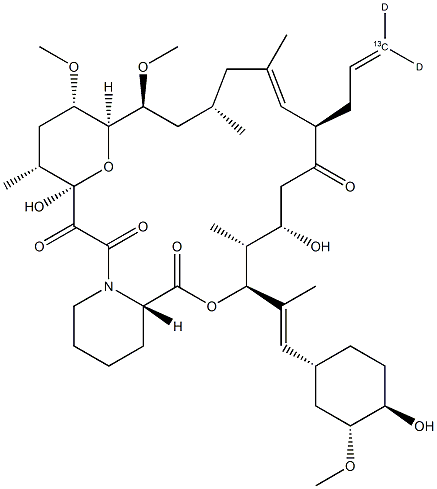 「同位素標(biāo)記抑制劑」CAS:1356841-89-8|Tacrolimus-13C,d2